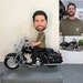 Custom Bobblehead on Motorcycle, Custom Racing Motorcycle Bobblehead, Personalized Bobblehead on a Motorcycle, Bobblehead Motorcycle Rider 