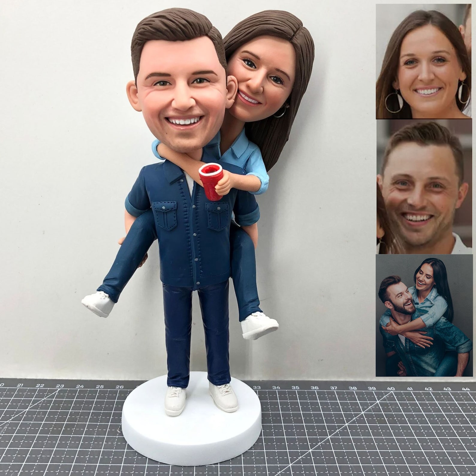 Custom Bobblehead - 40th Anniversary Gifts for Parents