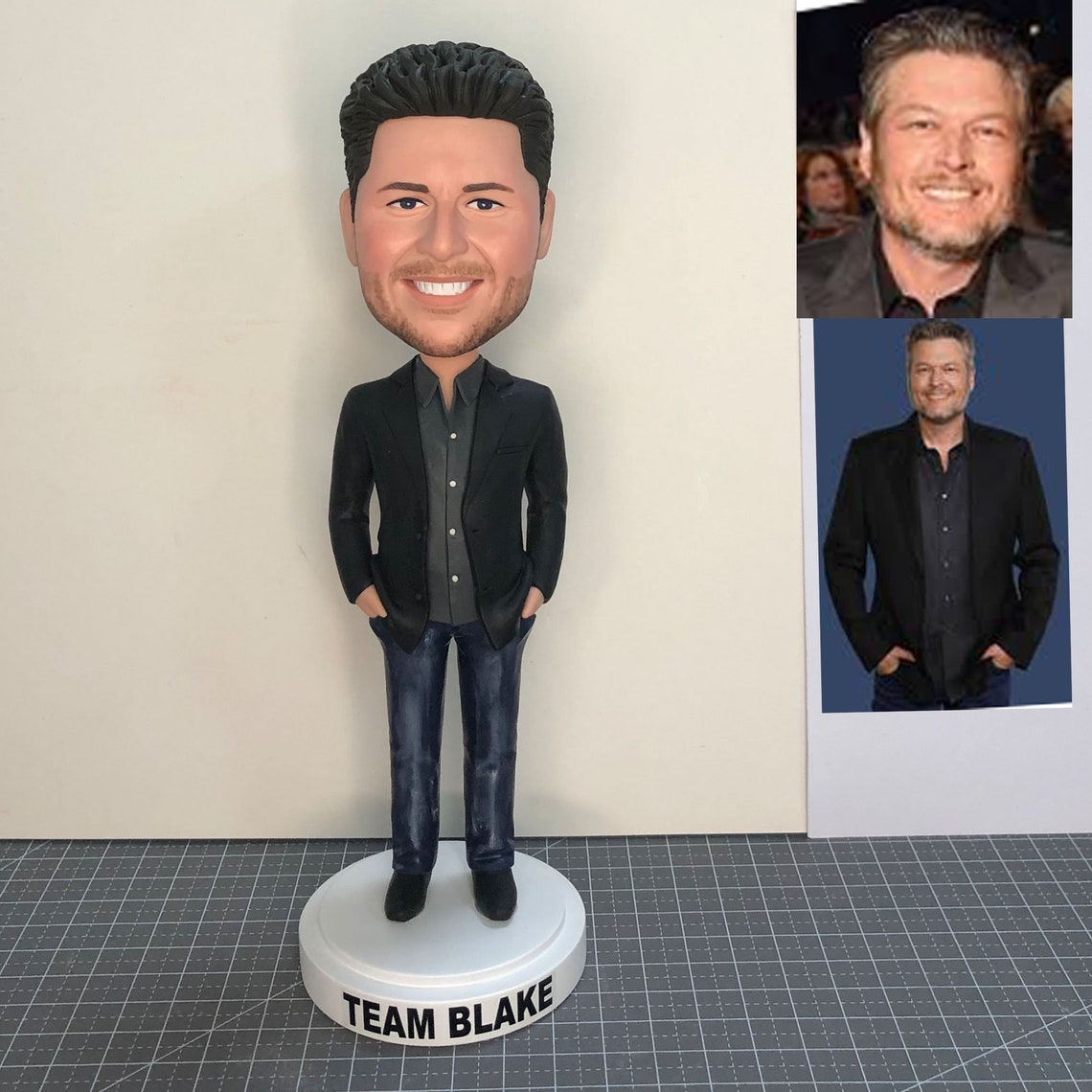 Personalized Man Bobblehead Create Your Own Bobblehead Free Etsy