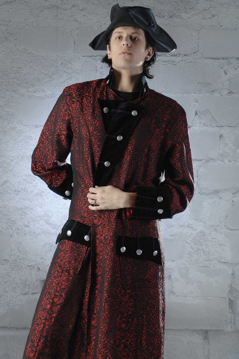 black and red long frock