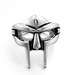 MF Doom Mask Ring. Gladiator Ring. Open size adjustable ring. Statement Ring. 