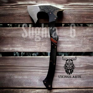 Handgeschmiedete Tomahawk Axt, Custom Camping Beil, Bushcraft Survival Axt, Handgemachtes taktisches Axt Geschenk für Ihn