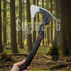 Handsmidd Tomahawk-yxa: Bushcraft-campingyxa
