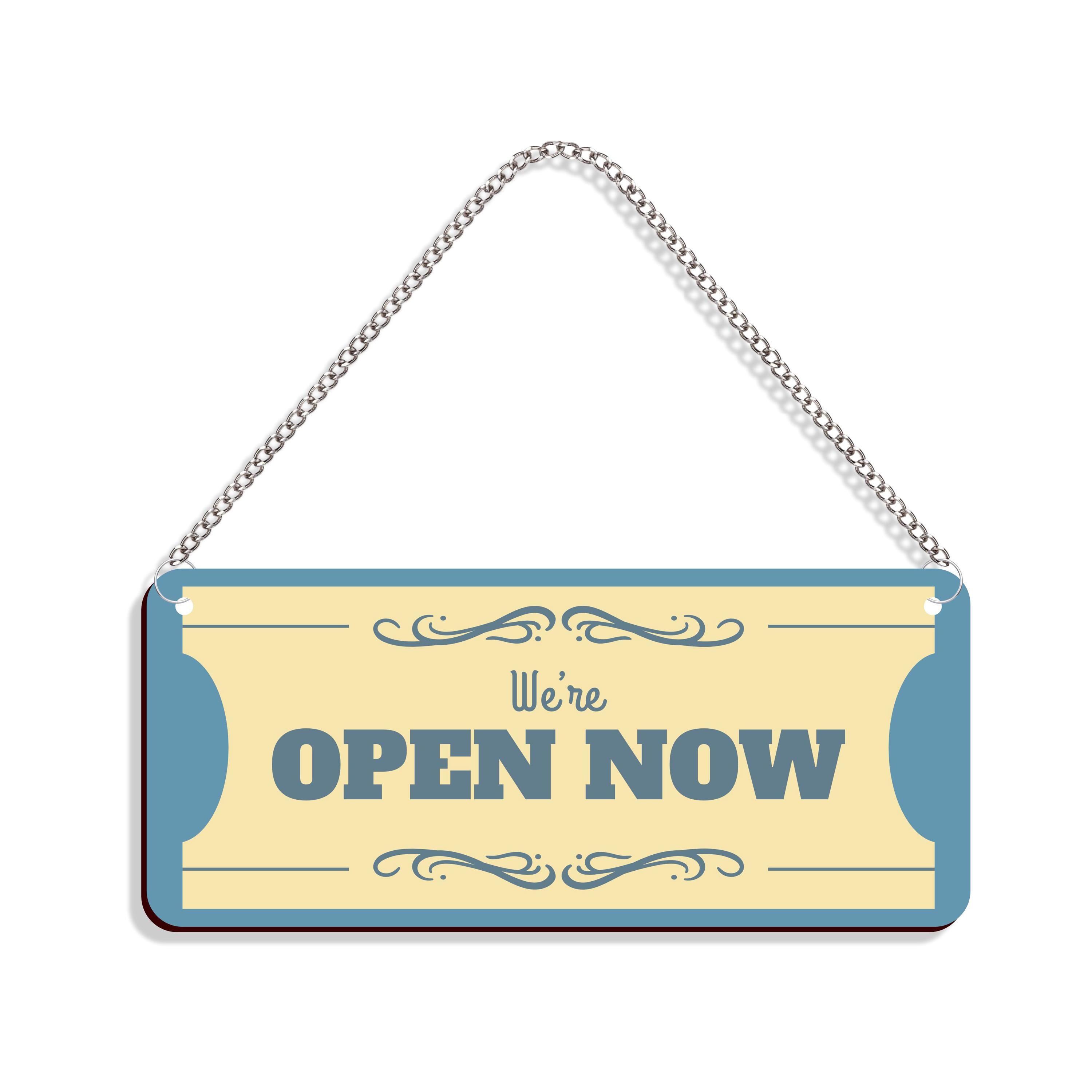 Open Closed Sign for Business Vintage Open Closed Sign Board for Shop ...