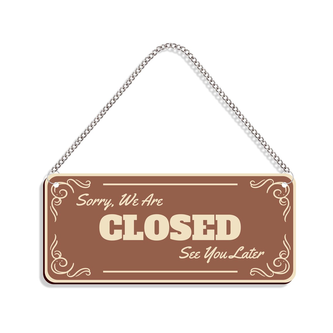 Wooden Double Side Open Close Sign Board | Open Closed Sign for ...