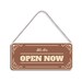 Wooden Double Side Open Close Sign Board | Open Closed Sign for ...