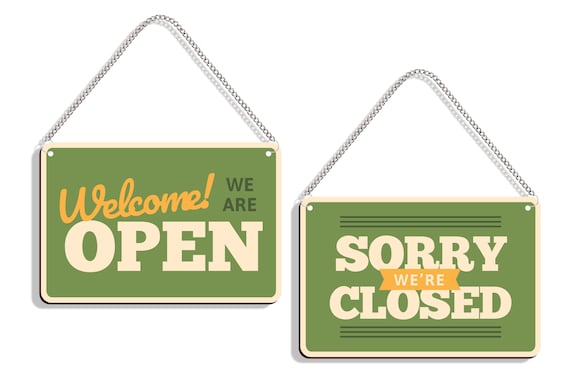 Shop Closed Sign Outdoor Clothing Shop With Over 300 Branches Launches