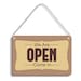 Double Sided Wooden Open Closed Sign Board for Shop, Open Closed Sign ...