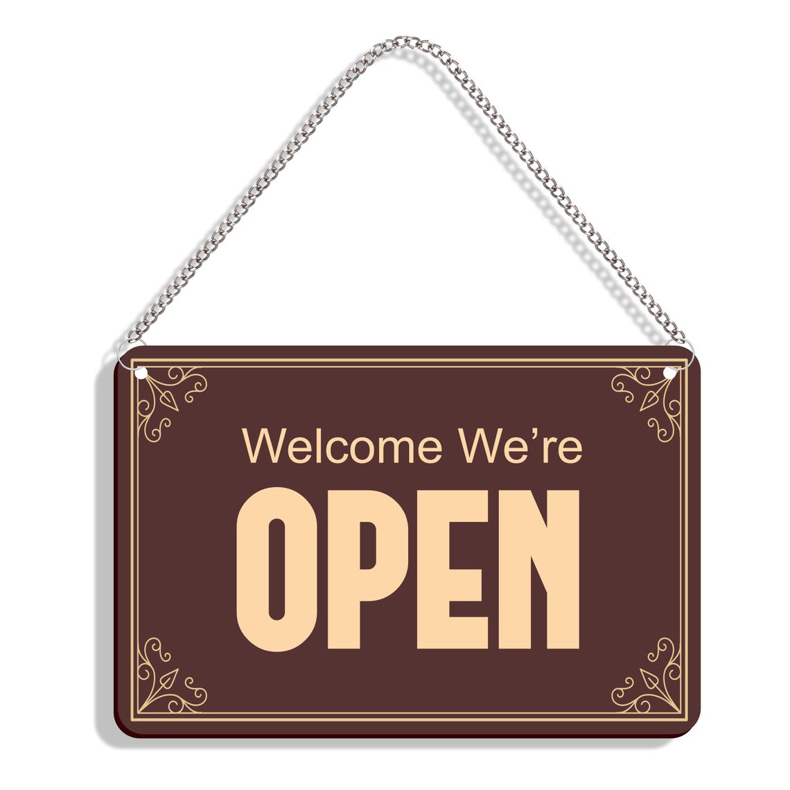 Double Sided Wooden Open Closed Sign Board for Shop, Open Closed Sign ...