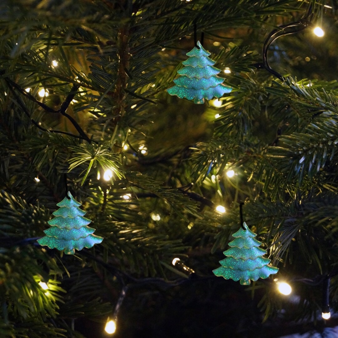 Tree Scented Holiday Ornament 3 Pack Scented Christmas Tree Glitter