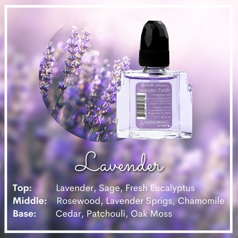 Home Fragrance Plugin Diffuser Oil Refill Bulb Bundle Lavender Fields 3