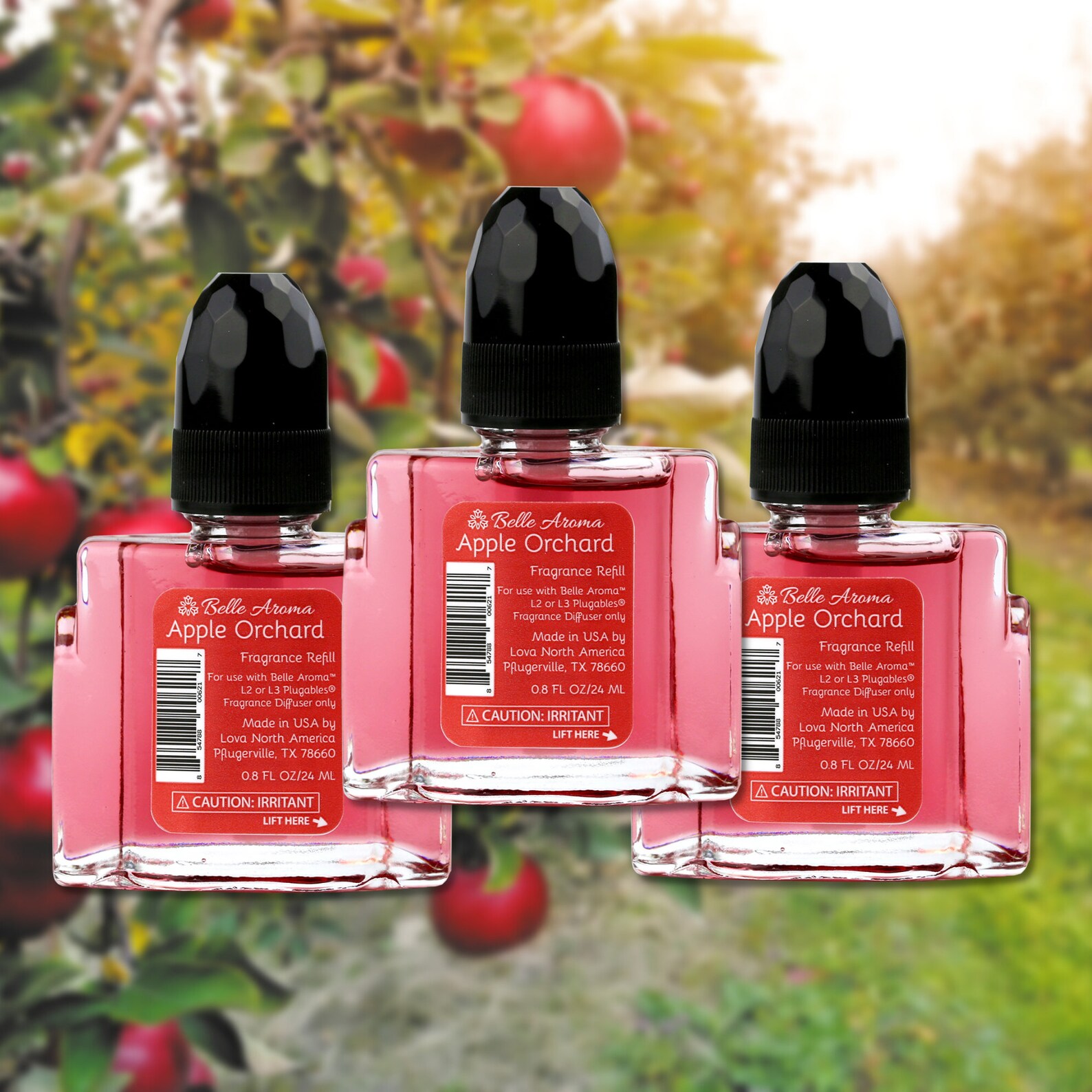 Home Fragrance Plugin Diffuser Oil Refill Bulb Bundle Apple Orchard 3