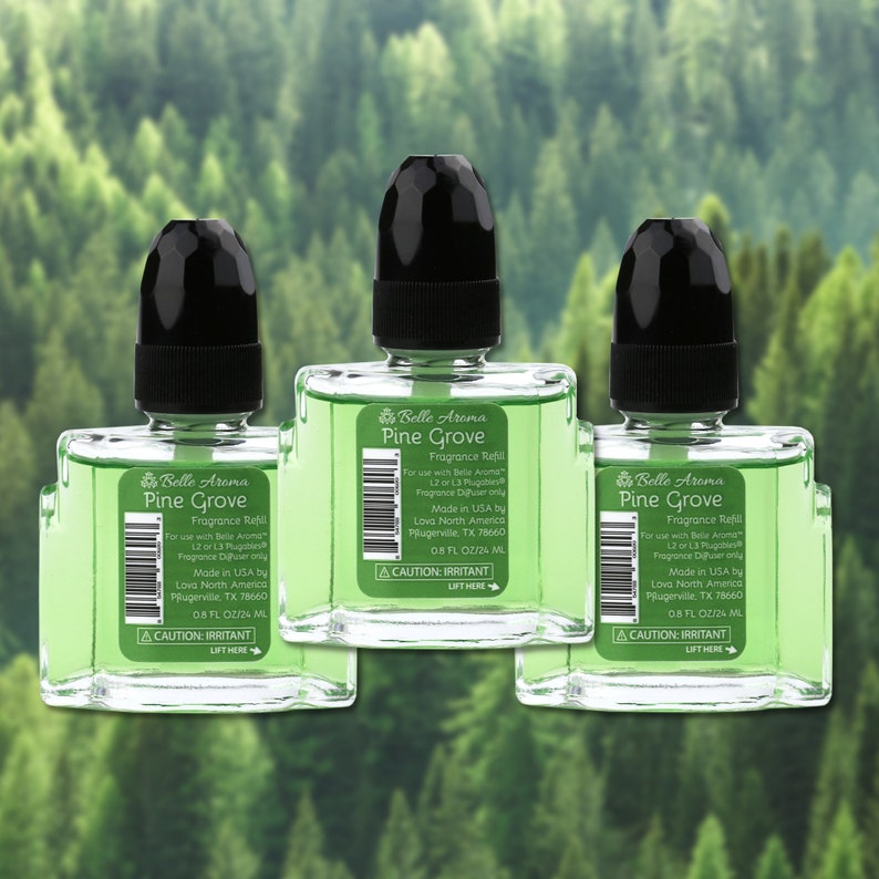 Home Fragrance Plugin Diffuser Oil Refill Bulb Bundle Pine Grove 3pack