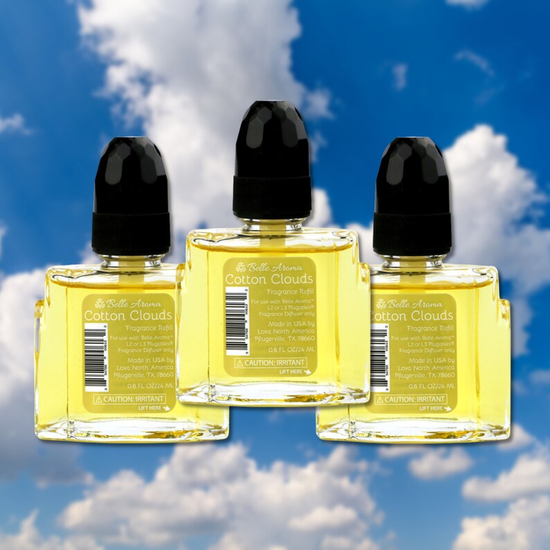 Home Fragrance Plugin Diffuser Oil Refill Bulb Bundle Cotton Etsy