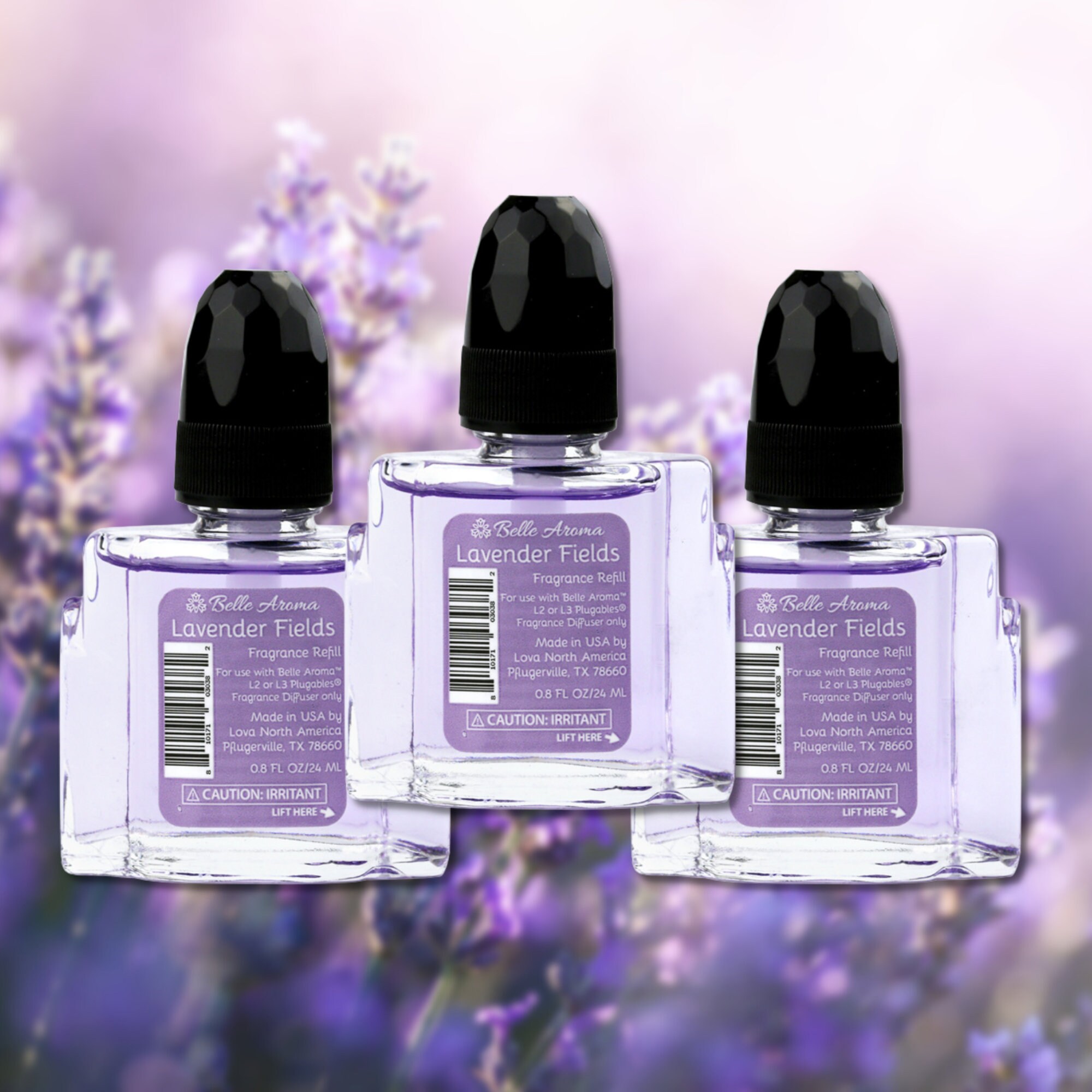Home Fragrance Plugin Diffuser Oil Refill Bulb Bundle Lavender Fields 3