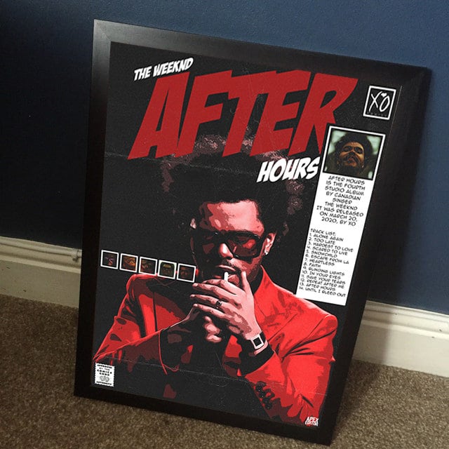 The Weeknd Poster After Hours Album Cover Poster for Boys Room