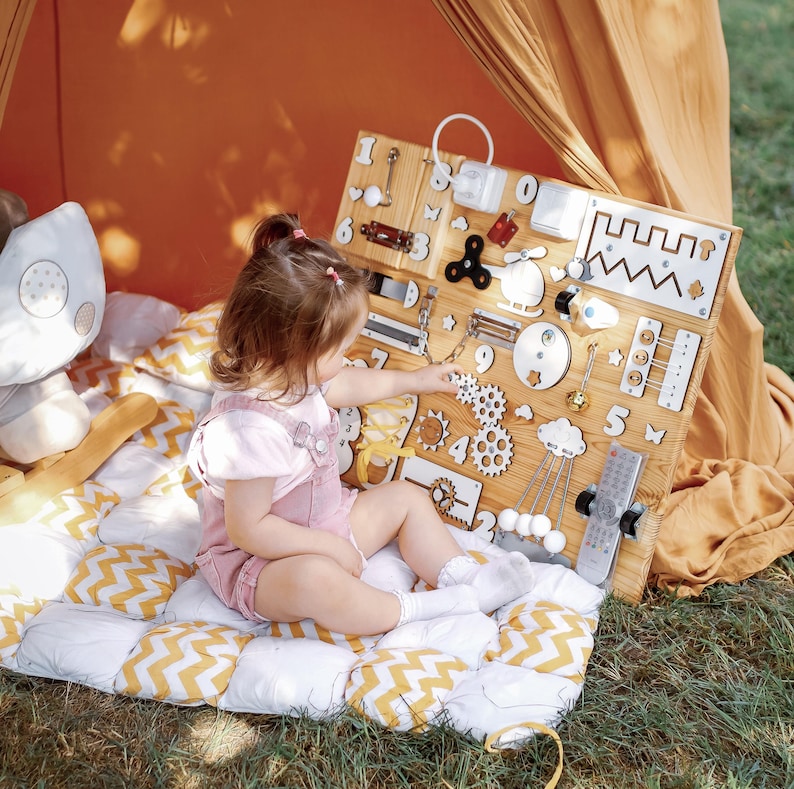 Busy Board Montessori Toys for 1 2 3 4 Year Old, Birthday Christmas