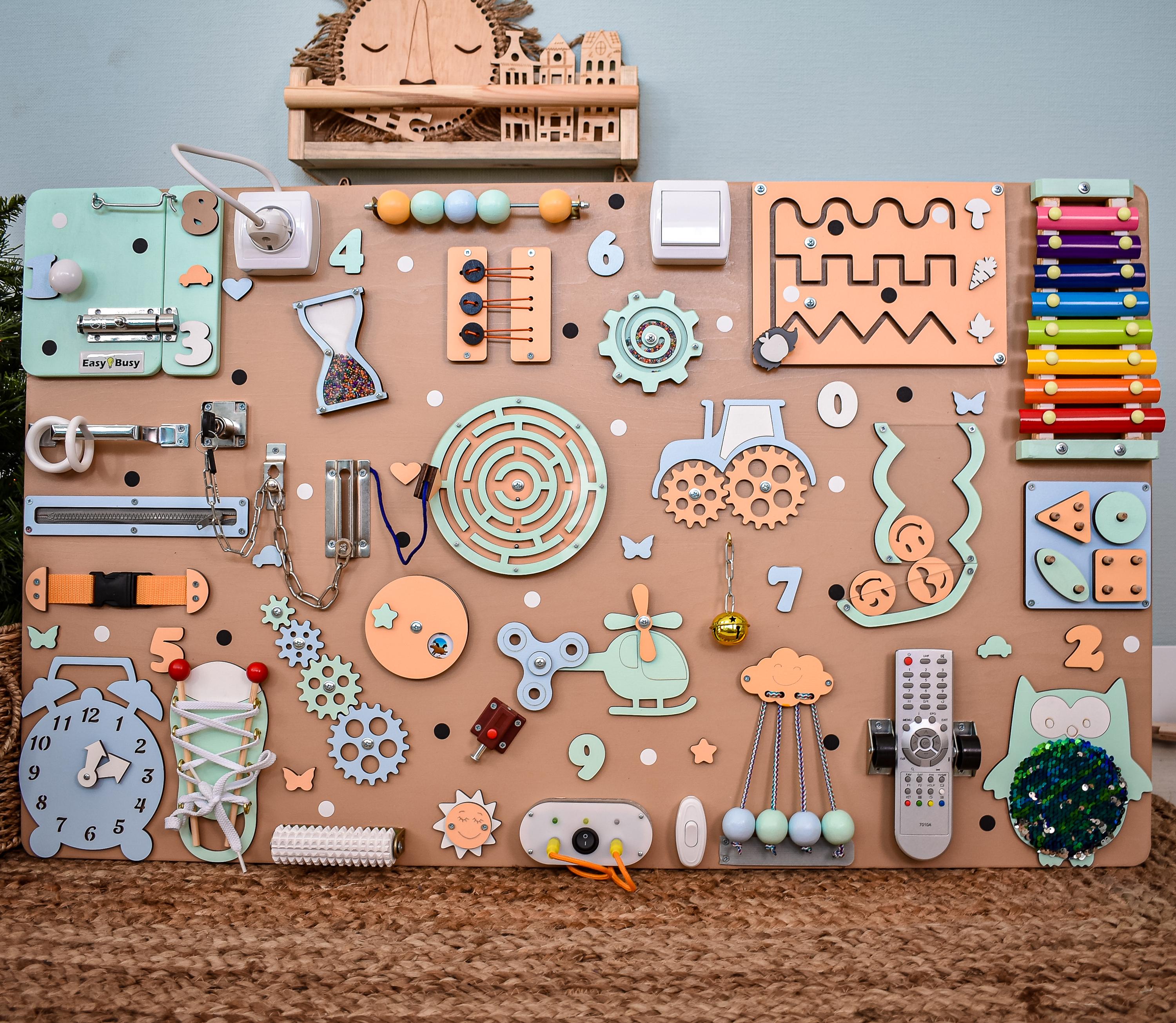 Jouets pour Filles 1 2 Ans, Jouet bébé 1 an, Jouets Montessori pour bébé 12-18 Mois, Maison multifonctionnelle 6 en 1 avec Musique, Horloge, lumière et téléphone–Cadeau d'Anniversaire Enfant 1 2 Ans