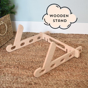 Support en bois pour un tableau chargé, à commander avec NOS tableaux ou séparément, jouets sensoriels pour tout-petits, cadeau pour bébé garçon, tableau d'activités Montessori