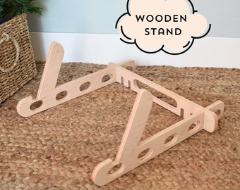 Artículo de soporte de madera para una tabla ocupada, pídalo con NUESTRAS tablas o por separado, juguetes sensoriales para niños pequeños, regalo para niñas, tablero de actividades Montessori