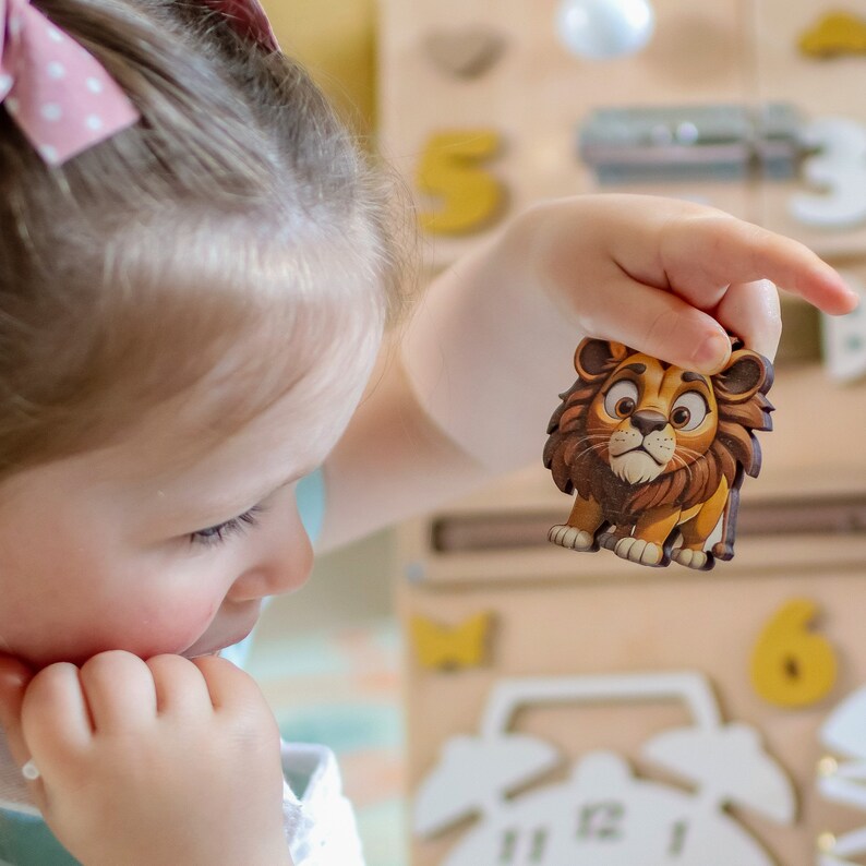 Christmas Toddler Busy Board, Sensory Board for 1 2 3 Year Old