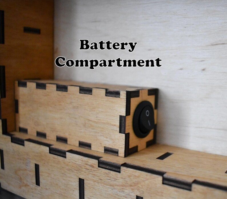 Reusable Wooden Advent Calendar for Kids Adults, Christmas Village