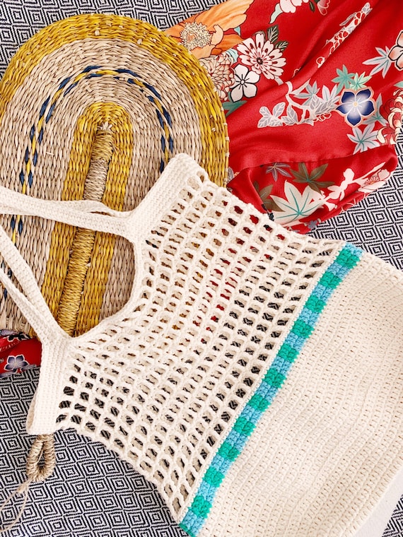 Etsy crochet cheap market bag
