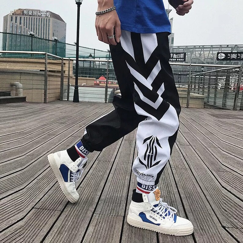 White black pants new unisex trousers pants christmas gift