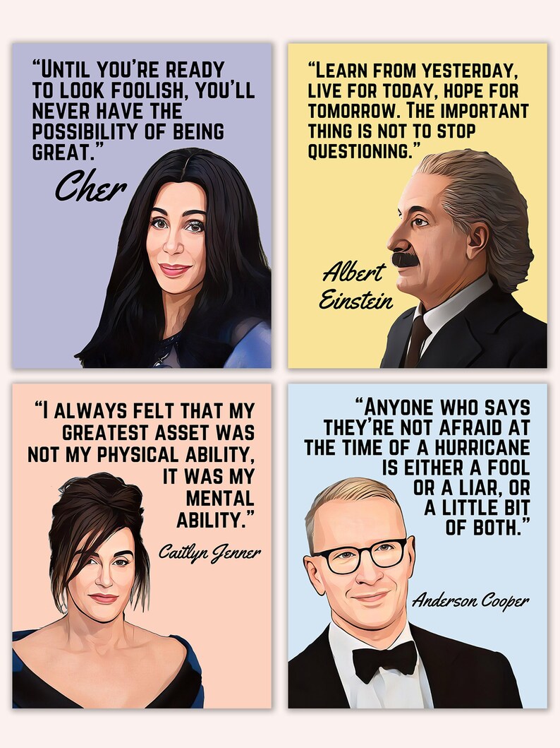 Famous People With Dyslexia, Printable Quote Posters, Dyslexia ...