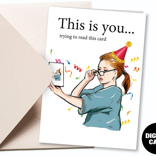 Funny Mom / Grandma / Wife Birthday Card, Inappropriate Birthday card, Funny Birthday Card, Printable Card,  Print at home, Digital download
