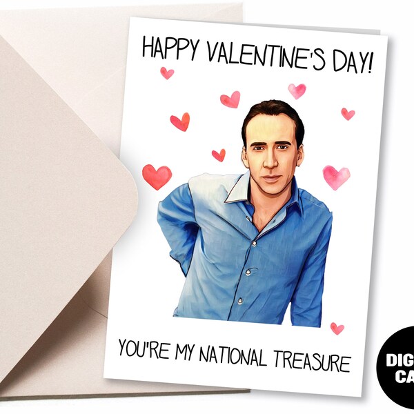 Nicolas Cage Card - Etsy