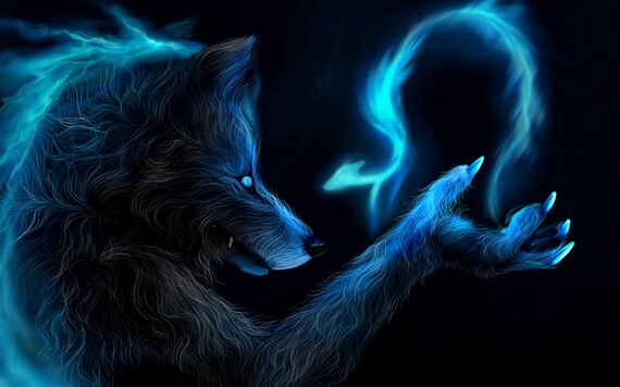 Stormwolf Transformation Spell Lightning Wolf Ritual Real Etsy
