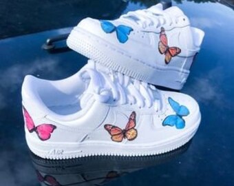 nike butterfly air force ones