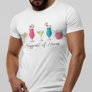 Happiest of Hours Unisex Jersey Short Sleeve Tee | Happy Hour