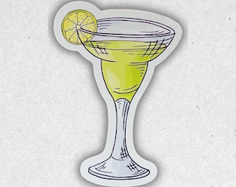 Adesivo Margarita: Adesivo de vinil à prova d'água e resistente a raios UV