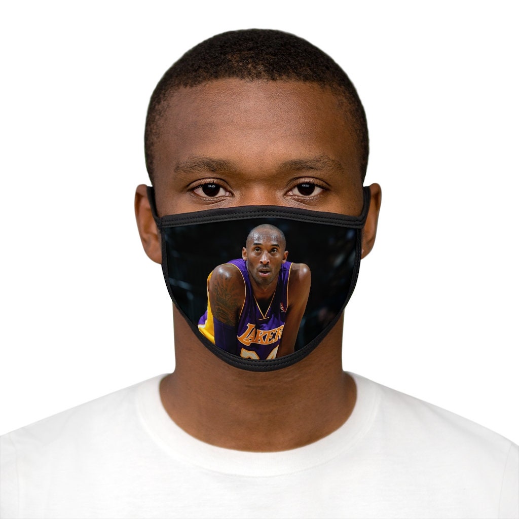 Exclusive Kobe Bryant Black Mamba Face Mask Full Color Etsy UK