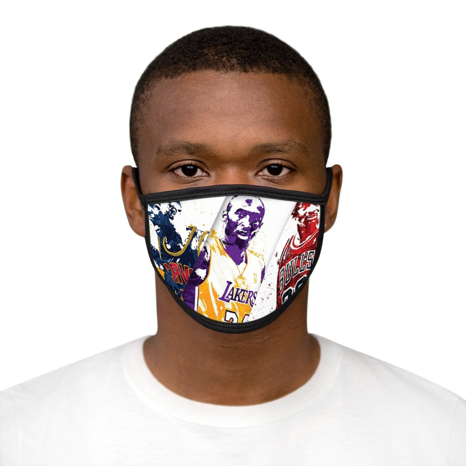Kobe Lebron Jordan Face Mask Basketball Facemask NBA Mask Etsy