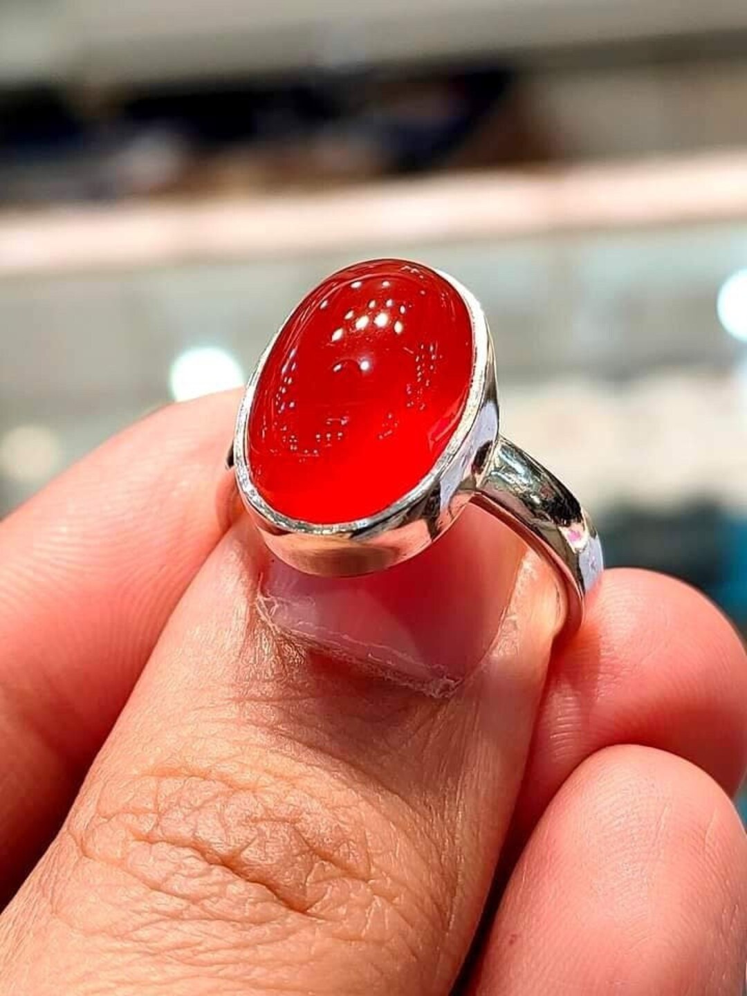 Red Hakik Ring