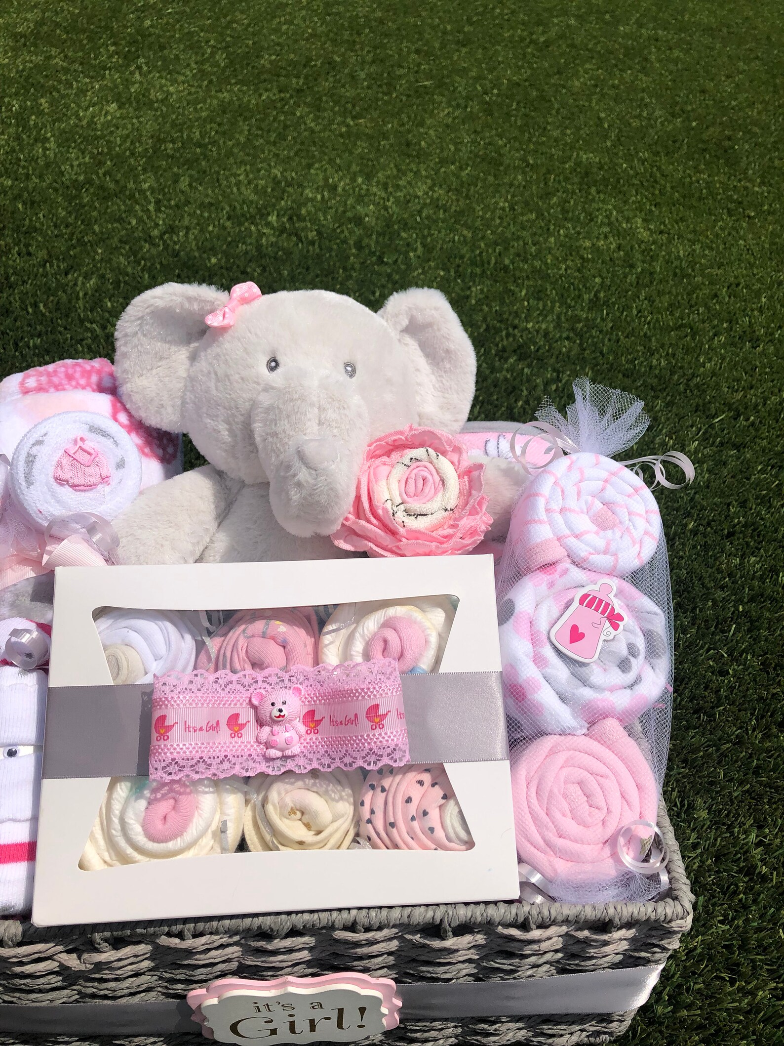 NEW Deluxe Baby Girl Gift Basket Baby Gift Basket Baby Etsy