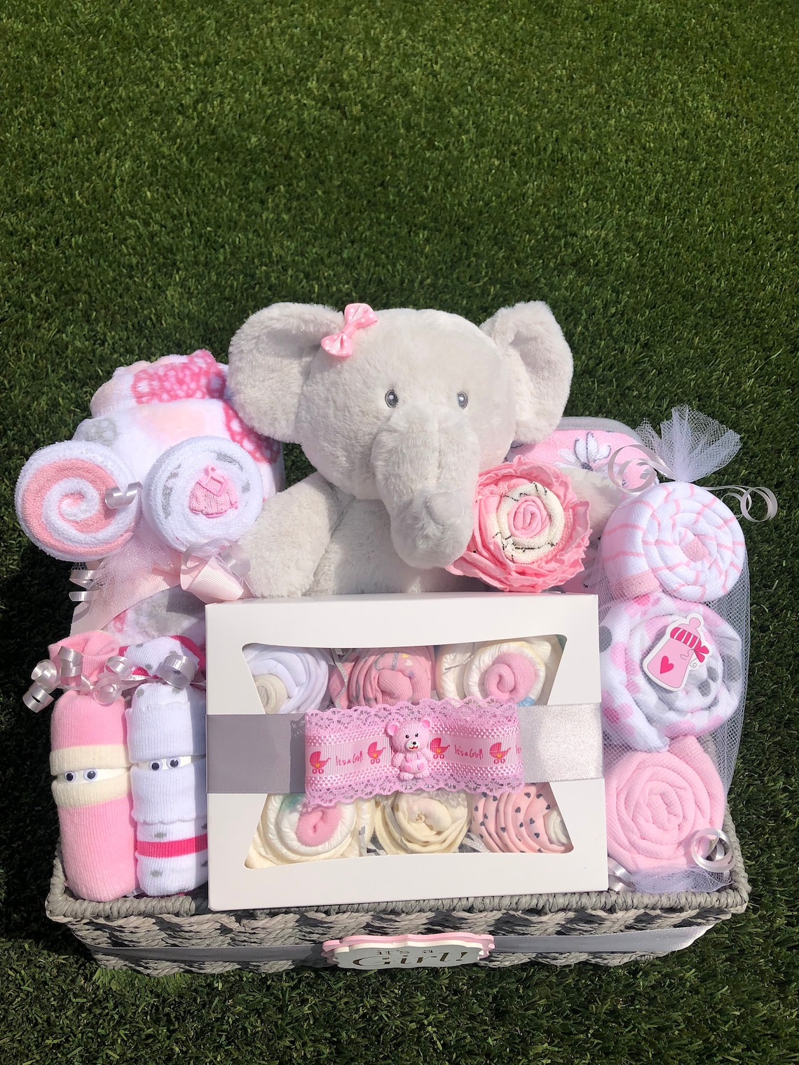 NEW Deluxe Baby Girl Gift Basket Baby Gift Basket Baby Etsy