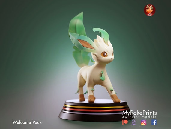 Leafeon / Eevee / Pokémon Plant / Videogame Resin Figure -  Singapore