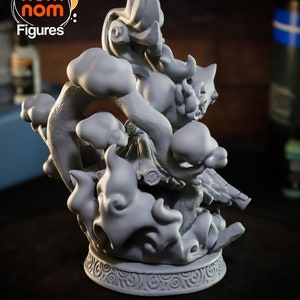 Chibi Amaterasu Diorama van Okami Home Decor Beelden Verzamelbare 3D-geprinte beelden Ongeverfde en geschilderde versies beschikbaar afbeelding 7