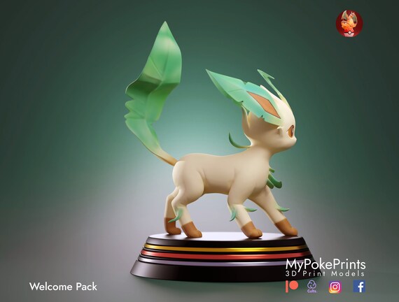 Leafeon / Eevee / Pokémon Plant / Videogame Resin Figure -  Portugal