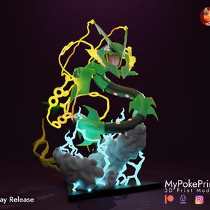 Myuna's XXL Shiny Mega Rayquaza Pin Big Fanart Sky -  Denmark