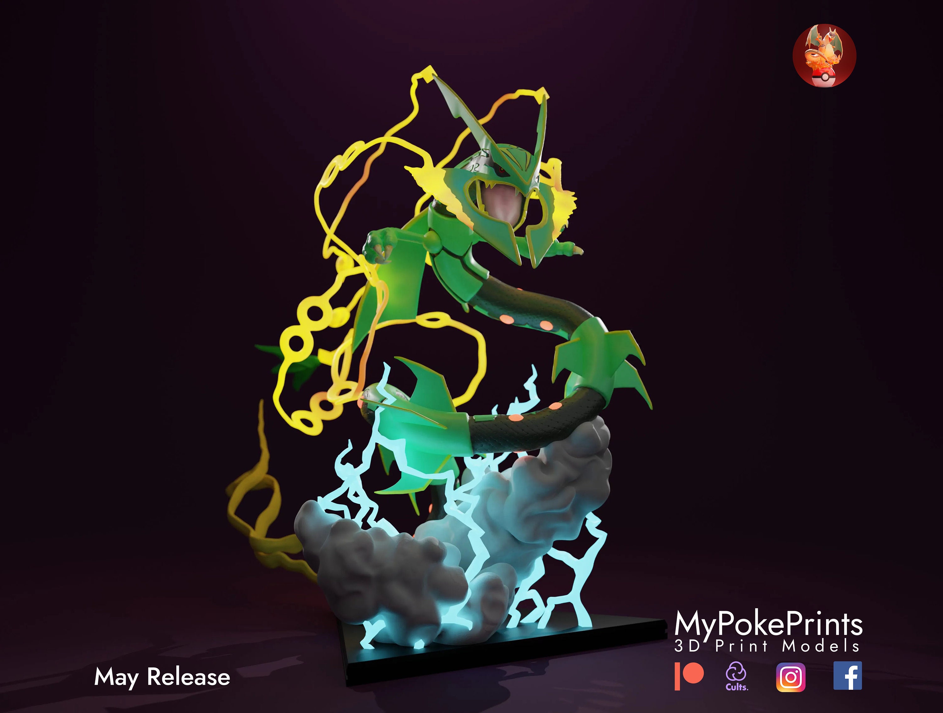 Pokemon Standard Size Sleeves - Shiny Mega Rayquaza - 65ct - Accessories »  Sleeves - Collector's Cache