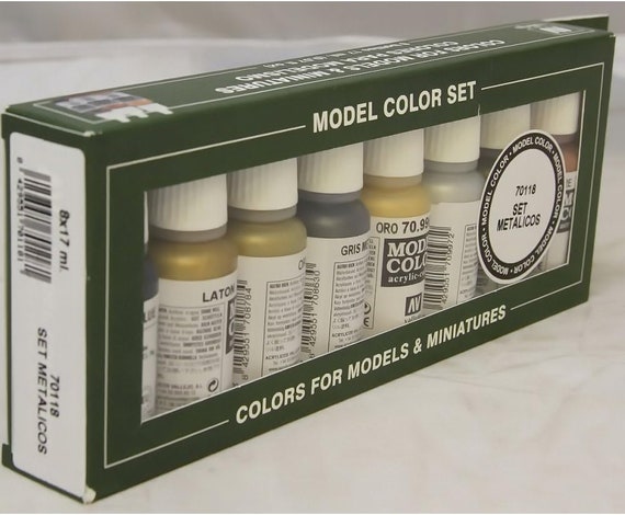 Acrylicos Vallejo Acrylic Paint Games Colors, Washes, 8 Colors