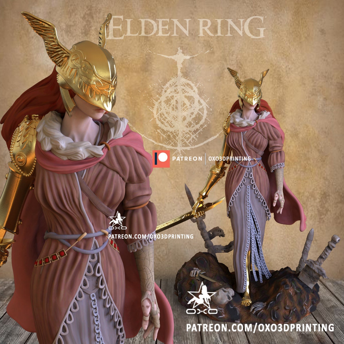 Estatua Malenia - Elden Ring  Figura de Ação - Escorrega o Preço