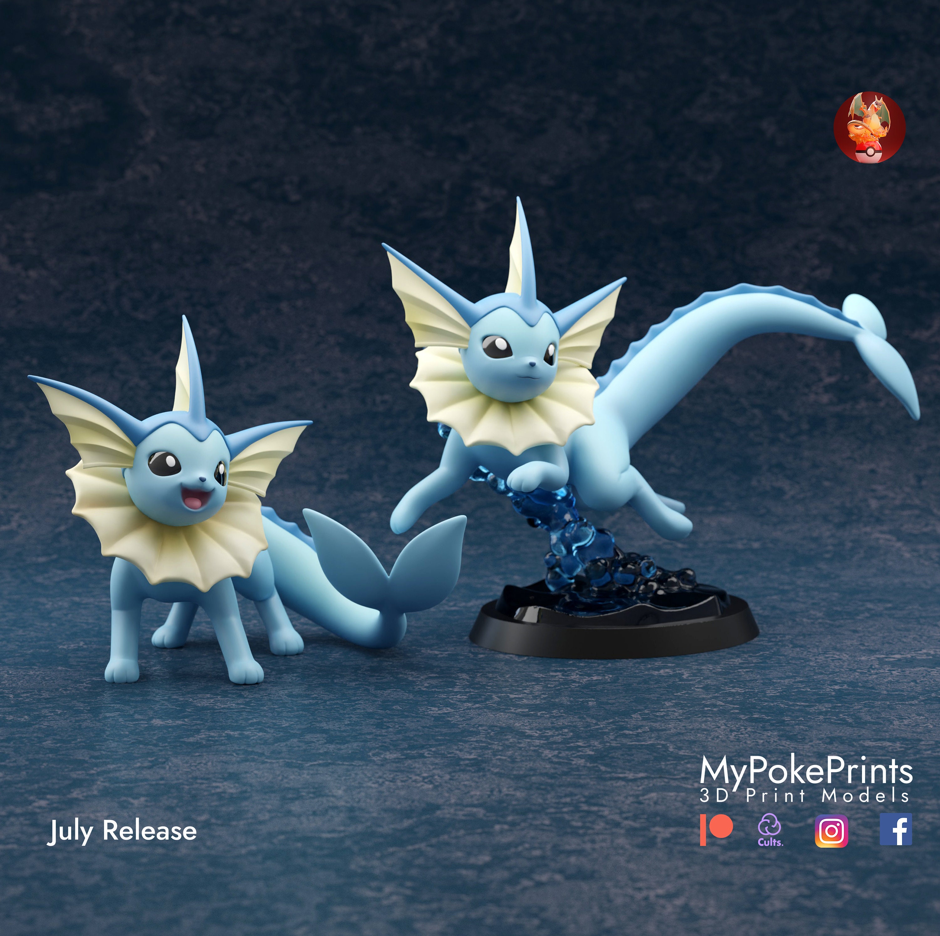 STL file Umbreon - Eevee evolution-POKÉMON FIGURINE - 3D PRINT MODEL  👶・Model to download and 3D print・Cults