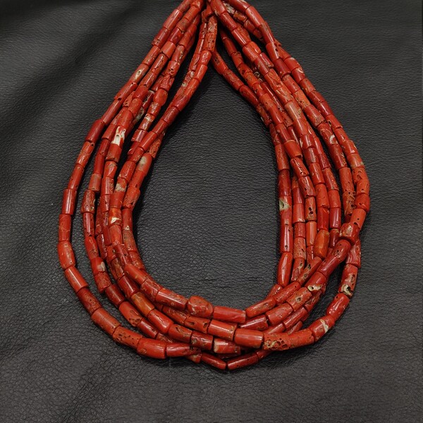 Red Coral Beads Etsy