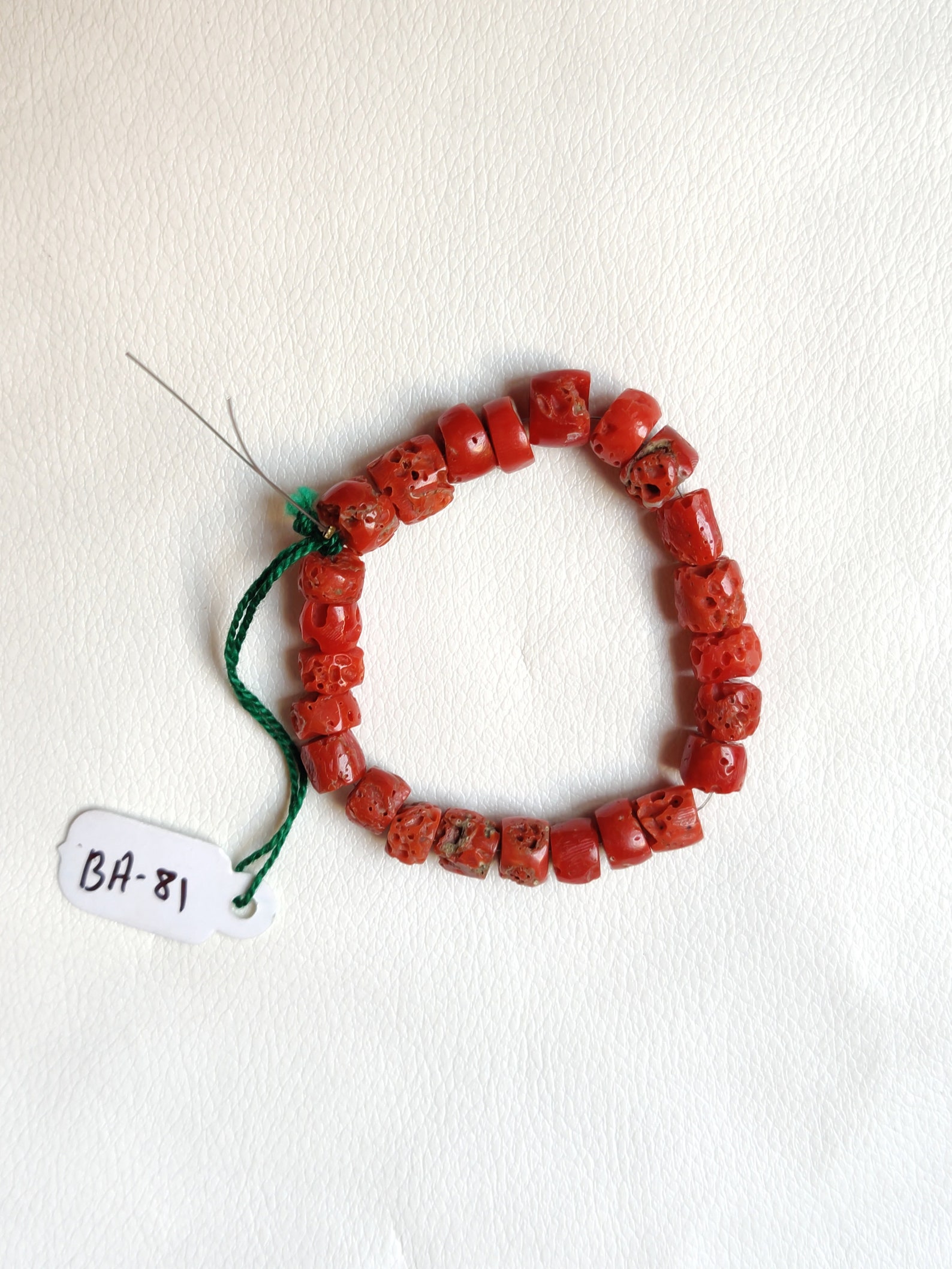 Genuine Italian Coral Beads Natural Red Coral Beads Antique Etsy